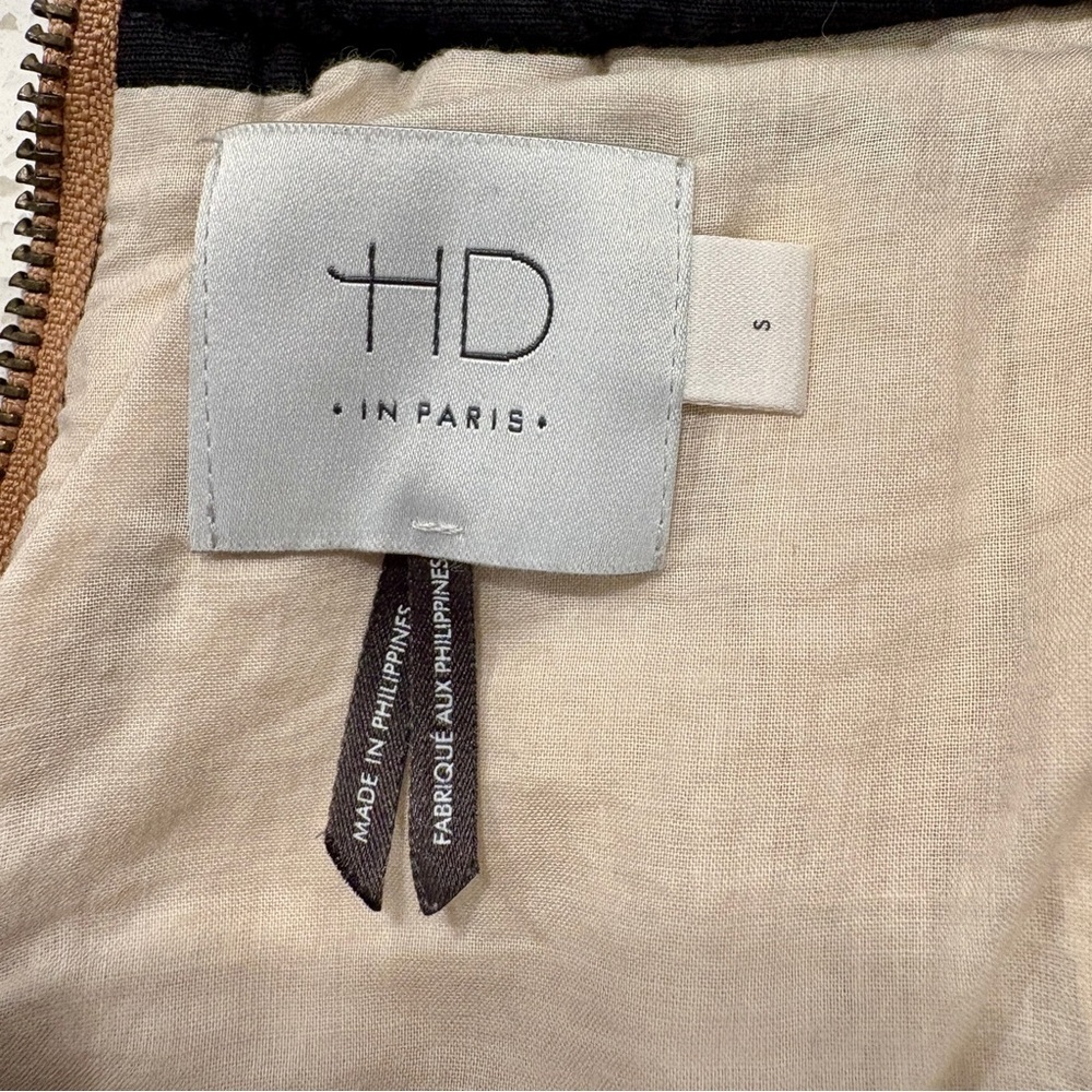 HD in Paris by Anthropologie Black, Cream, and Tan Veldt Skirt Size Small - Picture 8 of 11